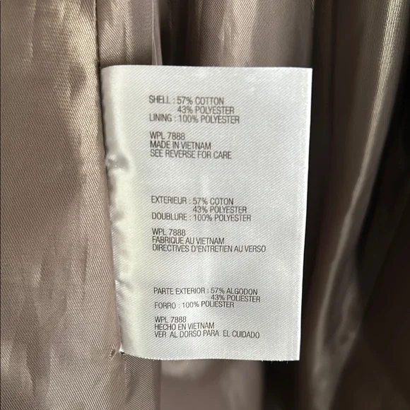 *SOLD* Brown Double-Breasted Trench Coat - Picture 9 of 10